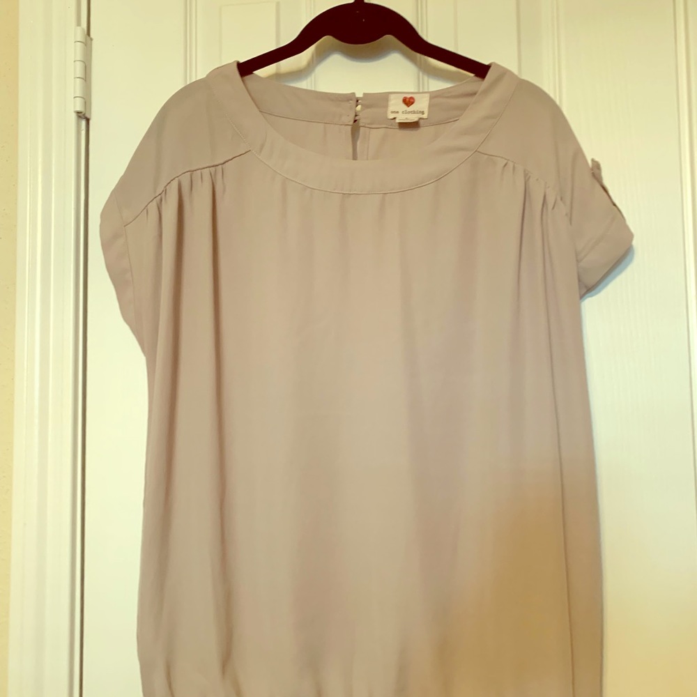Nude blouse